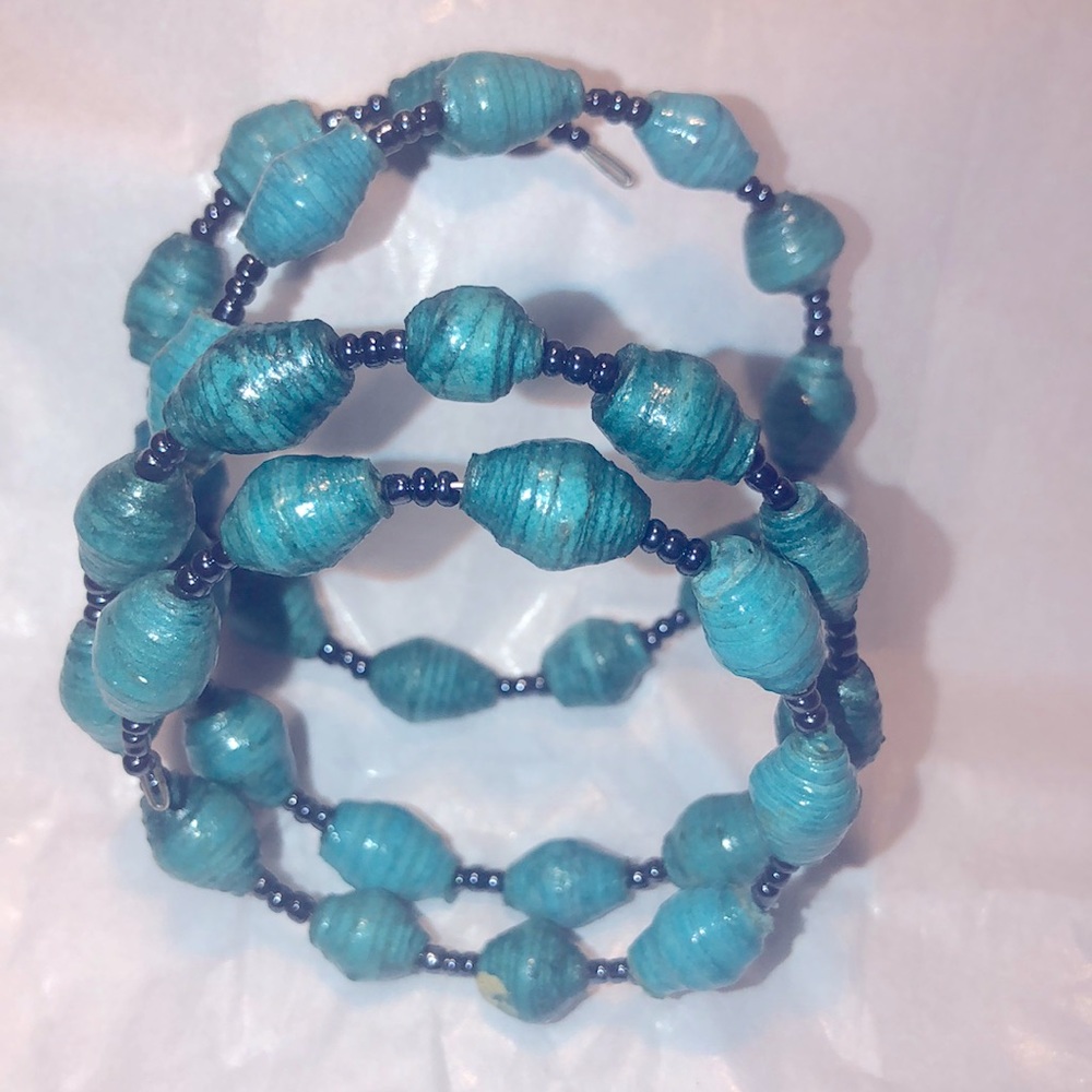 Wrap around beaded bracelet